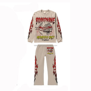 2025 nouveau gros femmes survêtement 2 pièces ensemble vêtements de sport ensemble entraînement survêtements femmes Jogging porter des vêtements de rue de haute qualité - Product Image 1