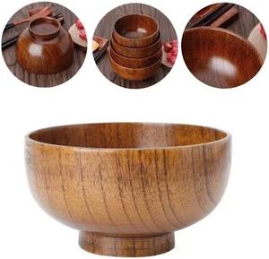 Ensemble de bols de cuisine en bambou écologique moderne, artisanat traditionnel fait à la main, technique de polissage domestique, non toxique, durable, mariage - Product Image 2