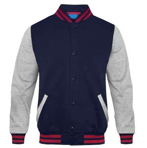 Vestes de baseball brodées personnalisées en satin Veste d'hiver en satin universitaire nouvelle tendance Vestes de baseball Letterman en satin pour hommes - Product Image 3