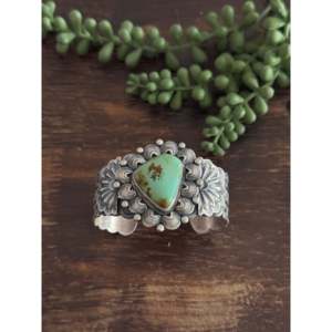 Randy Boyd Royston Fashion <b>Cuff</b> <b>Bracelet</b> with Turquoise & Sterling <b>Silver</b> Elegant Accessory - Product Image 1