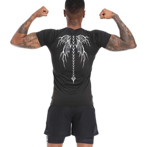 Camiseta de compresión de entrenamiento para hombre, camiseta interior atlética de capa Base de gimnasio de secado rápido, Camiseta deportiva - Product Image 4