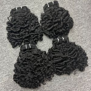 Cheveux birmans bouclés dans la trame, cheveux 100% humains, cheveux bruts un donneur - Product Image 4