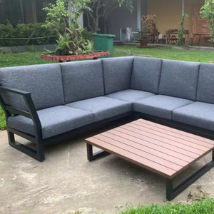 ชุดโซฟาไม้เนื้อแข็งสำหรับกลางแจ้ง-ทนทานและน้ำหนักเบา - Product Image 1