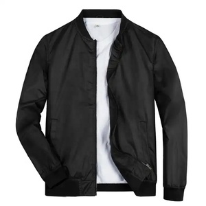 Chaqueta bomber reversible con estilo para hombre, resistente al viento, impermeable, informal, fina, con cierre de cremallera, transpirable, de talla grande - Product Image 5