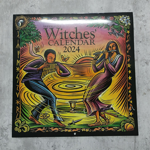 2024 Темный лесной лунный календарь ведьма календарь офисный календарь с силиконовым деревом кожа металл-новый дизайн - Product Image 2