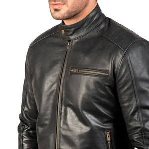 Men's Leather Jacket For Biker Distressed <b>Genuine</b> Leather Top Quality Material Jackets in Wholesale Price - Product Image 6