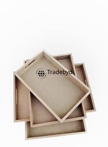 Bandeja de Madera MDF Resistente Tradebyd, Moderna, de Primera Calidad, Multiusos, Móvil, con Opciones Personalizables para el Día a Día - Product Image 5