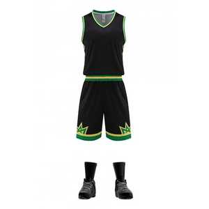 Uniforme de basket-ball en maille, respirant, avec sublimation, vêtements de sport personnalisés pour hommes - Product Image 1