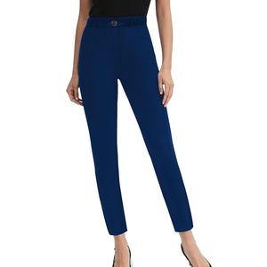 Offre spéciale de vêtements pour femmes de couleur rose de haute qualité personnalisée pantalon habillé pantalon droit mince pour le travail en plein air - Product Image 3