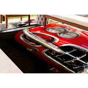 Red <b>Car</b> <b>Rug</b>: 3D Printed Non-Slip Soft <b>Rug</b>,Chenille <b>Rug</b> - Product Image 3