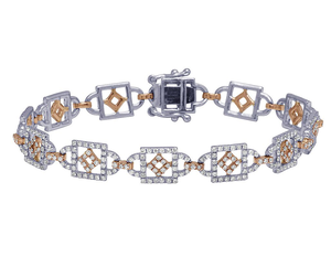 Custom New Design Classic <b>Charm</b> S925 Silver With Moissanite Round Diamond Luxury <b>Bracelet</b> For Women Perfect Birthday Gift - Product Image 4