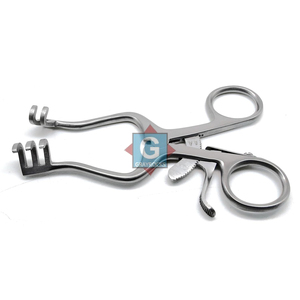 Weitlaner Écarteurs manuels 4.5 émoussés 3x2 dents en acier inoxydable - Product Image 1