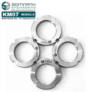 ตัวล็อค KM07น๊อตตัวล็อกเพลาแบบเมตริกที่แม่นยำ M35X1.5สำหรับยึดสเตนเลสสตีล - Product Image 4