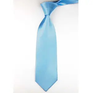 Maßge schneiderte Seide Krawatte für Schuluniform Polyester günstigen Preis Krawatte für Hemd Offizier Uniform Krawatten