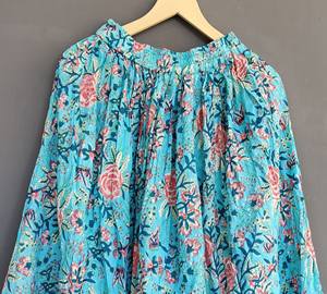 กระโปรงแมกซี่โบโฮสำหรับผู้หญิงผ้าคอตตอนเอวยางยืดพิมพ์ลายชายหาดยาวระบายอากาศได้ดีของขวัญเทนนิสไซส์ XS สำหรับผู้หญิง - Product Image 2