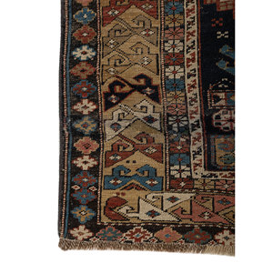 พรมขนสัตว์ทอลายเรียบสีน้ำเงินคลาสสิก Aalam ลายเรขาคณิตรูปเพชร รูปทรงสี่เหลี่ยมผืนผ้า สำหรับบ้าน ห้องนั่งเล่น ห้องนอน ทางเดิน-Paem-1357 - Product Image 4