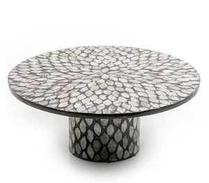 Elegant Mother of Pearl Stand Artisan <b>Craft</b> Cake <b>Tools</b> - Product Image 4