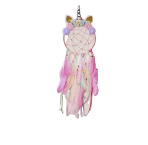 Attrape-rêves fait à la main décoration murale suspendue de licorne attrape-rêves de fête de mariage attrape-rêves Boho attrape-rêves cadeau de fête des mères - Product Image 1