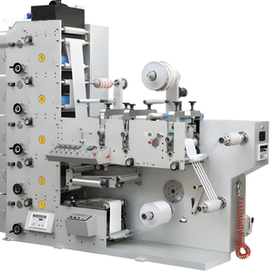 UTR420-5 Multi Color Rotary Flexo Printing Machine with Automatic <b>Straw</b> Sleeving & Packing Coffee Stirring Stick & <b>Paper</b> <b>Straw</b> - Product Image 1