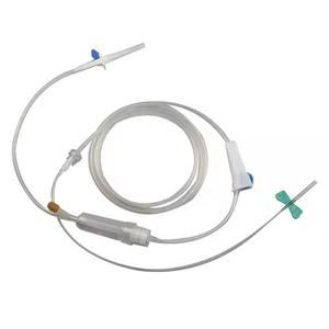 Equipo médico hospitalario de tubo de infusión intravenosa estéril desechable para uso seguro de administración de líquidos - Product Image 1