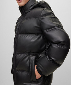 Chaqueta Bomber con Capucha Impermeable y Transpirable, con Cuello Alto, de Gran Tamaño, Hecha a Medida, de Alta Calidad, OEM/ODM - Product Image 5