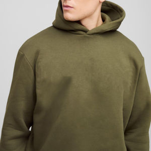 Survêtement d'hiver solide deux pièces ensembles hommes sweat à capuche surdimensionné 2025 automne vêtements de sport tenue décontractée - Product Image 6