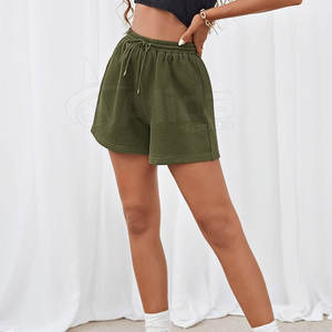 Short de sport extensible pour femmes pour l'entraînement de printemps pantalon en tricot respirant avec motif décoration en gros pour les femmes coureuses - Product Image 4