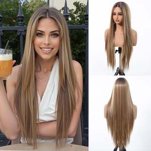 Pelucas de Cabello Humano con Frente de Encaje HD 13x4 Pre-Arrancadas DWY, Ondas Suaves, para Mujer, Rubio Natural, Largo, 180 de Densidad - Product Image 2