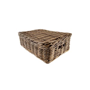 Rattan <b>basket</b> for <b>table</b> or shelf Handmade Storage <b>Basket</b> Wholesale eco-friendly Made in Viet Nam - Product Image 2