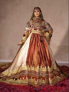 Último Diseño 2025 Vestido Largo Estilo Maxi Cultura Afgana Elegante Traje Afgano Conjunto de Vestido con Bordado y Logotipo Impreso Transpirable - Product Image 3