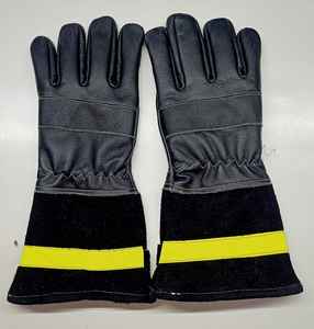 Guantes DE SEGURIDAD negros premium de la mejor calidad para soldadura y trabajo mecánico Guantes de soldador mejor calificados anticortes y antiimpacto - Product Image 4