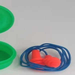 Elvex EP-513ซิลิโคนสีส้ม-น้ำเงินนำมาใช้ใหม่ได้ปลอก32dB นุ่มน้ำหนักเบาตัดเสียงรบกวน PPE - Product Image 1