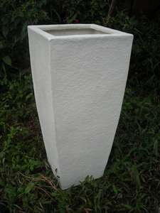 Maceta FRP de fibra de vidrio gris pequeña, textura rugosa, macetas de estilo minimalista para interiores y exteriores, macetas para uso en el jardín del hogar - Product Image 6