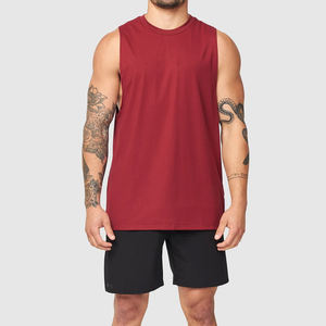 Alta calidad hecho en el mejor Material Hombres Camiseta sin mangas Diseño de logotipo personalizado Camiseta sin mangas Venta caliente Mejor precio Camiseta sin mangas - Product Image 2