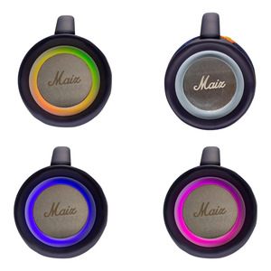 <b>Bluetooth</b> 5.1 <b>Speaker</b>, FM Radio, USB Rechargeable, <b>LED</b> Light, Assorted Designs - Assorted Colors - Product Image 4