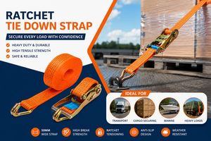 Correa de Amarre Industrial con Trinquete, Servicio de Fábrica OEM, Materiales de Alta Calidad y Soluciones Personalizadas Flexibles - Product Image 2