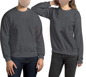 Nueva Sudadera Unisex 100% Algodón para Invierno, Diseño Personalizado 2024, Bordado Sólido, Tinte Liso, Talla XL - Product Image 3