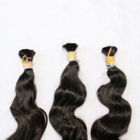 Tissage de cheveux indiens vierges Remy non traités, alignés sur les cuticules, double trame, style Loose Deep Wave pour cheveux humains