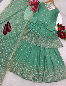 Designer Silk Kediya-Lehenga with Dupatta for Party Wear - Product Image 2