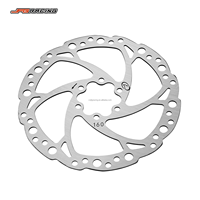 JFGRACING Disque de frein universel avant et arrière en alliage d'aluminium pour vélo électrique M20, pneus larges, tout-terrain, accessoires de modification