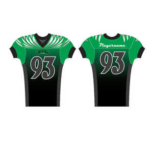 Maillot de football américain personnalisé à 12 panneaux, imprimé, séchage rapide, couleurs personnalisées et design unisexe – Vente en gros - Product Image 4