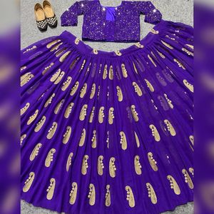 Lehengas Choli para mujer, ropa de fiesta y boda muy solicitada por ODM /OEM, disponible a precio mayorista, hermoso Lehenga indio - Product Image 3