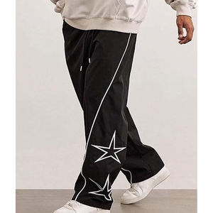 Pantalones Deportivos para Hombre con Rayas Laterales, Cintura con Cordón, Corte Holgado, Casuales, Ligeros, Estilo Urbano - Product Image 3