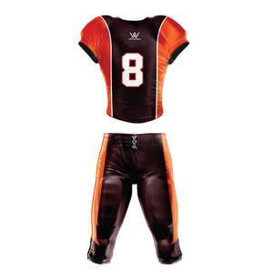 Uniforme de Fútbol Americano para Hombre de Primera Calidad, Sublimado, con Color y Talla Totalmente Personalizables - Product Image 1