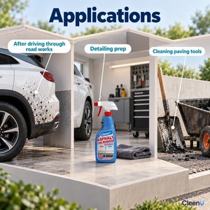 Detergente per Asfalto e Cera per Auto Spray 500ml Inodore, Pulitore per Vernice Auto, Cerchioni, Paraurti, Dettagli Auto, OEM Private Label - Product Image 3