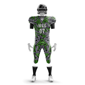 Ensemble de shorts en jersey personnalisés en polyester 100% de haute qualité en maille respirante avant grande taille No Duty Football américain - Product Image 5
