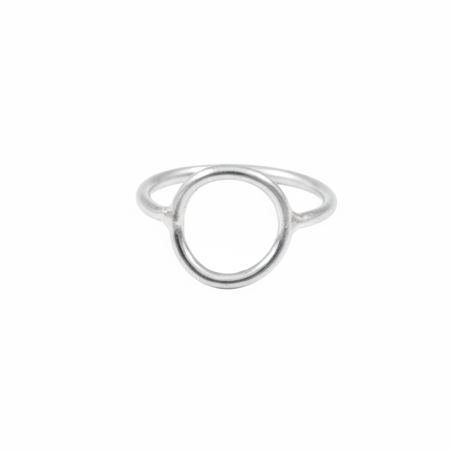 925 Sterling Silver Classic Circle Karma Ring Eternity Boho Women's Birthday Anniversary Wedding Party Gift Perfect Handmade