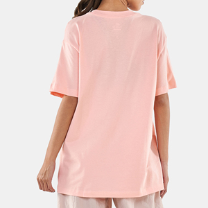 100% coton femmes T-Shirts surdimensionné pas cher Long t-shirt dames respirant grande taille hauts d'entraînement Baggy t-shirts femmes - Product Image 2