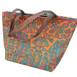 กระเป๋าสะพายไหล่สำหรับช็อปปิ้งผ้าปอกระเจาย้อมสีพิมพ์ลายเป็นมิตรกับสิ่งแวดล้อมคุณภาพระดับพรีเมี่ยม - Product Image 3