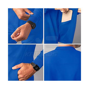 Veste de travail médicale en gros, dernière collection, OEM personnalisé, uniforme de travail personnalisé de haute qualité, durable, confortable et ajusté - Product Image 2